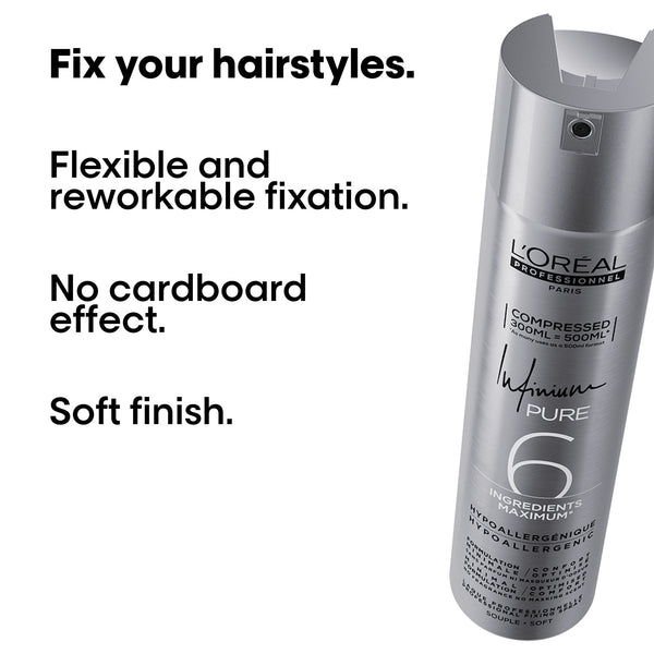 L'Oréal Professionnel Infinium Pure Soft lak za kosu 300ml