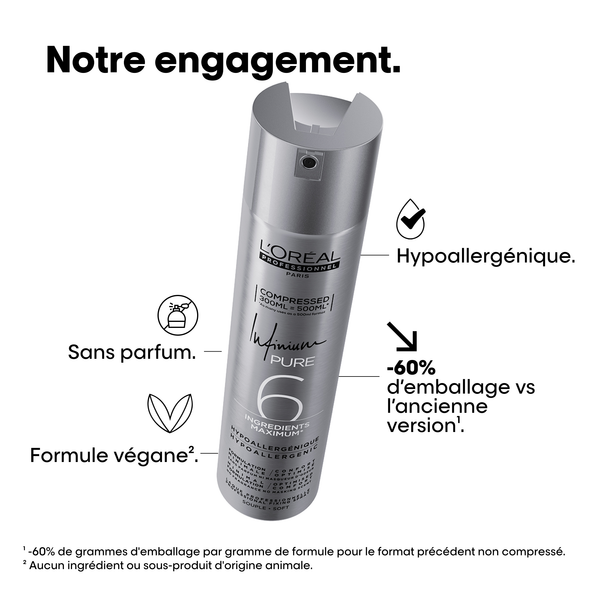 L'Oréal Professionnel Infinium Pure Soft lak za kosu 300ml