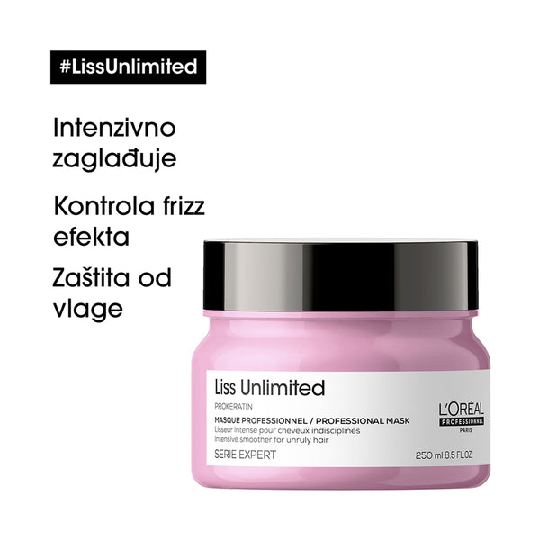 L'Oréal Professionnel Liss Unlimited Maska za kosu 250ml