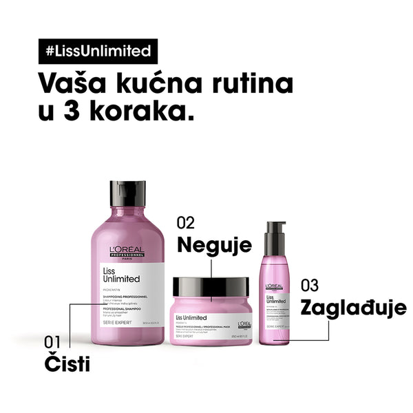 L'Oréal Professionnel Liss Unlimited Maska za kosu 250ml