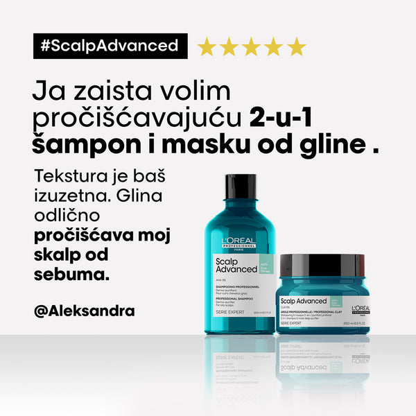 L'Oréal Professionnel Scalp Advanced maska od gline za masan skalp 250ml