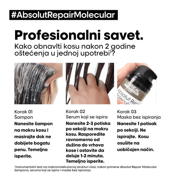 L'Oréal Professionnel Absolut Repair Molecular šampon 300ml
