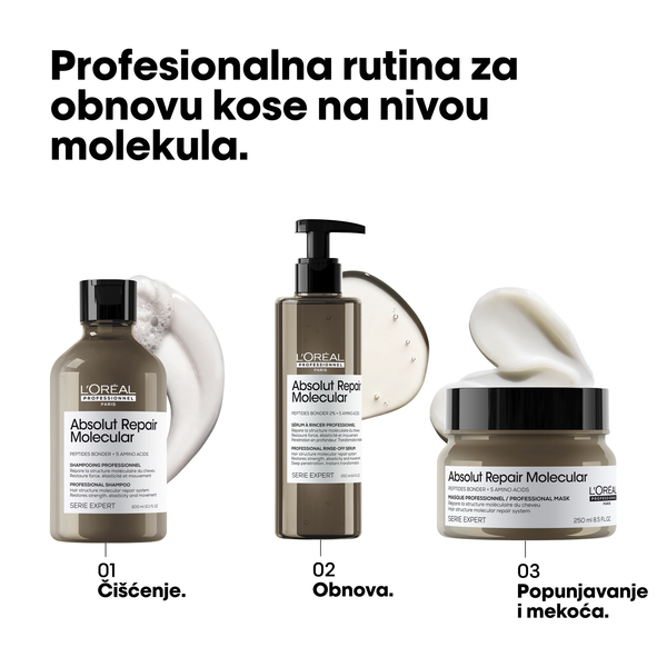L'Oréal Professionnel Absolut Repair Molecular koncentrovana maska za kosu 250ml