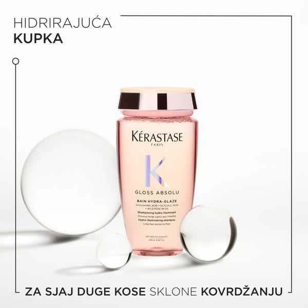 Kérastase Gloss Absolu Hidrirajuća kupka za sjaj duge kose sklone kovrdžanju 250ml
