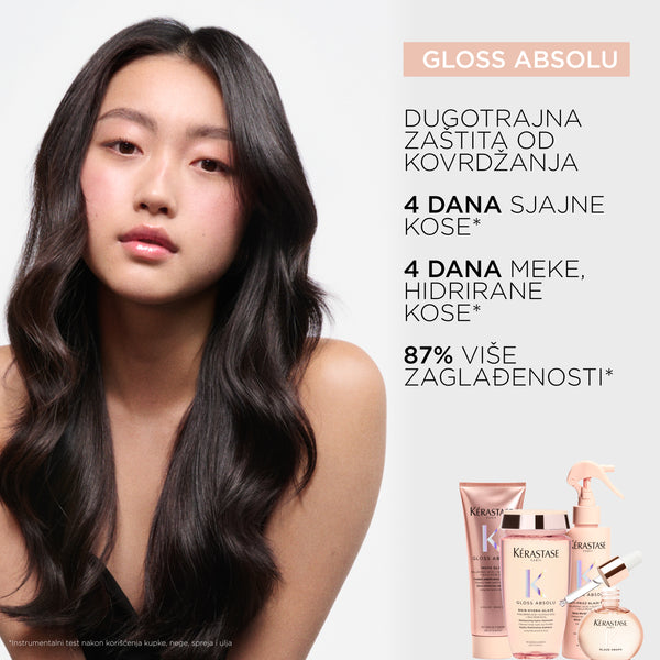 Kérastase Gloss Absolu Višenamenski zaglađujući sprej za kosu sklonu kovrdžanju 190ml