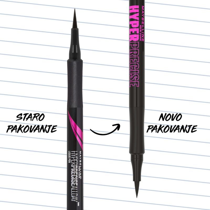 Maybelline New York Hyper precise ajlajner 701 Matte Onyx