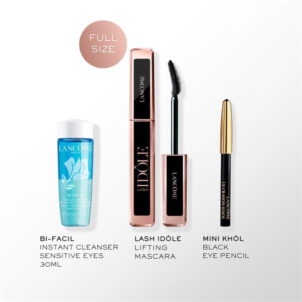Lancôme Lash Idôle + Mini Khôl + Bi‑Facil 30 ml Set ×25
