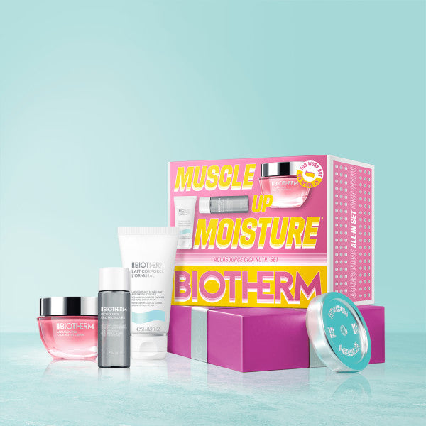 Biotherm Aquasource poklon set (50 ml + 30 ml + losion za telo 50 ml)