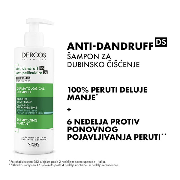 Vichy šampon protiv peruti normalno do masno vlasište 390 ml