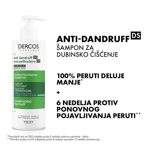 Vichy šampon protiv peruti normalno do masno vlasište 390 ml