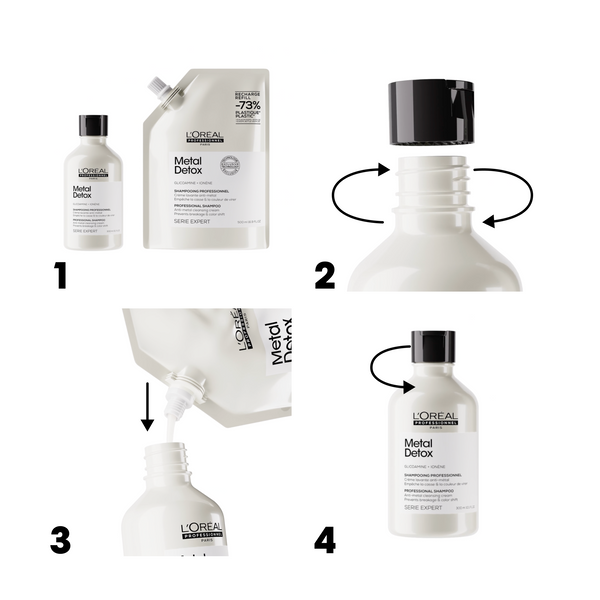 L'Oréal Professionnel Metal Detox šampon 500ml (refil)