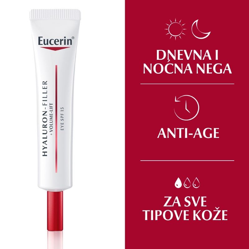 Eucerin Hyaluron-Filler + Volume-Lift Krema za područje oko očiju SPF15