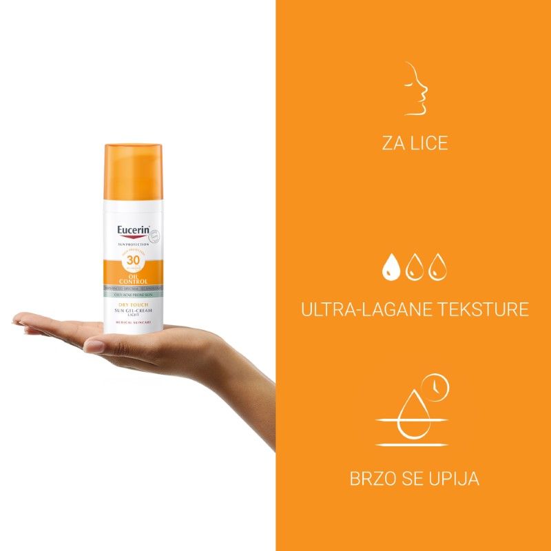 Eucerin Oil control za zaštitu masne kože od sunca SPF 30