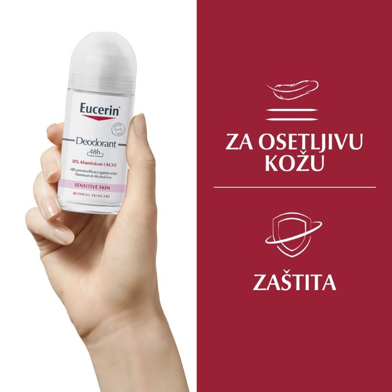 Eucerin Dezodorans pH5 Roll-On sa 0% aluminijuma 50ml