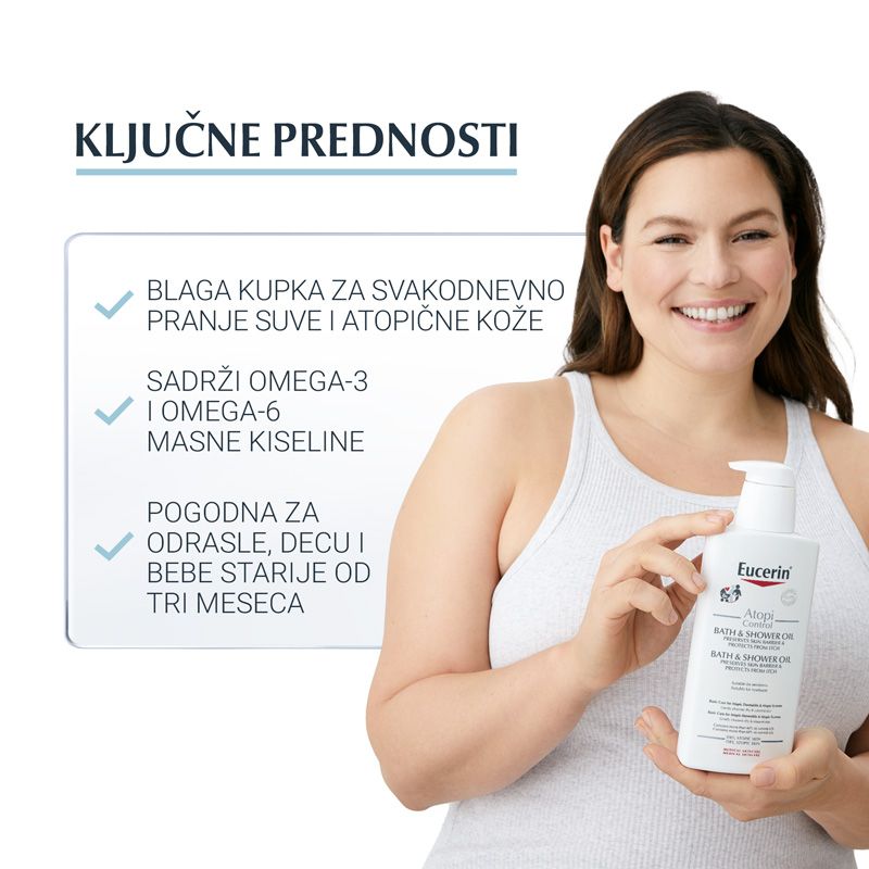 Eucerin Atopi Control ulje za kupanje 400ml