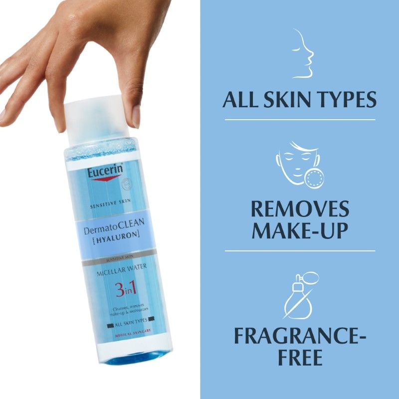 Eucerin DermatoCLEAN [HYALURON] 3u1 Micelarna voda 400ml
