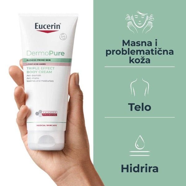 Eucerin dermopure krema za telo sa trostrukim efektom 200ml