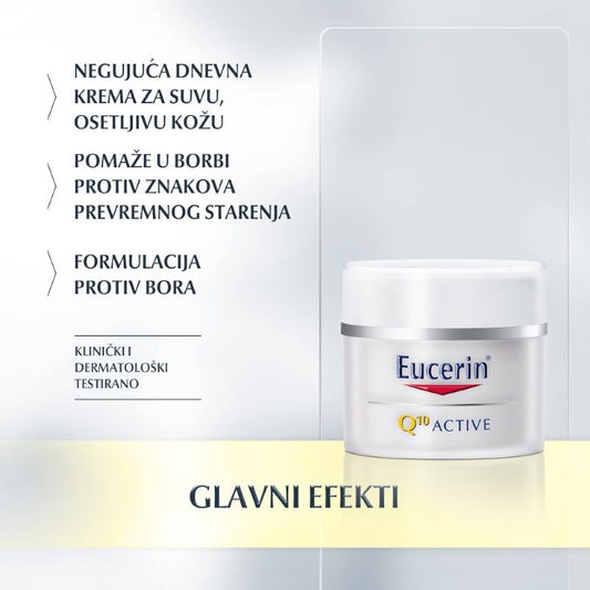 Eucerin Q10 ACTIVE Dnevna krema za suvu kožu 50ml