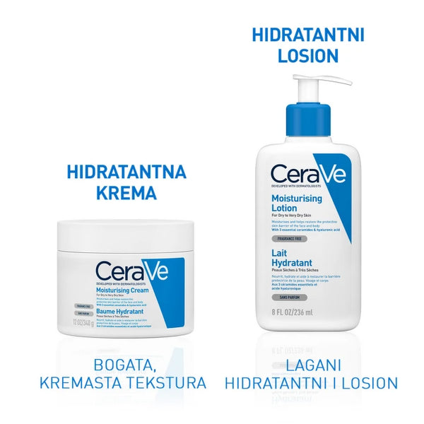 CeraVe Hidratantni losion za suvu i vrlo suvu kožu, 236 ml