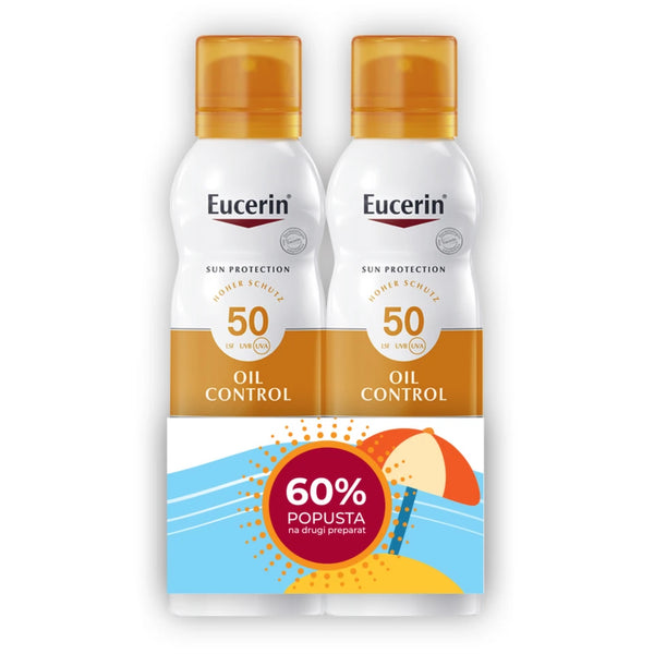 EUCERIN SUN DRY TOUCH 1+1 BOX