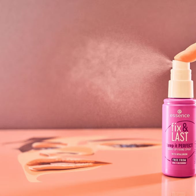 Essence Cosmetics fix and LAST keep it PERFECT MAKEUP FIXING SPRAY