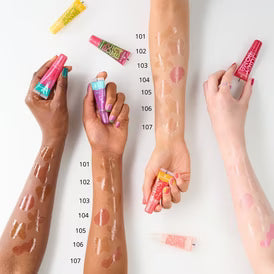 essence juicy bomb shiny lipgloss 101