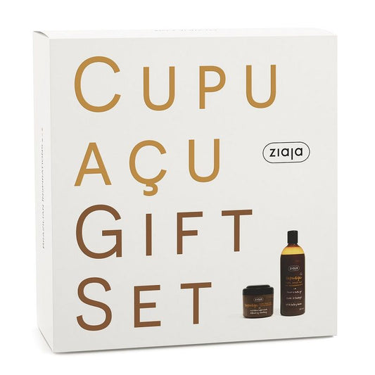 Ziaja cupuacu poklon set (šećerni piling 200ml+gel za tuširanje 400ml)