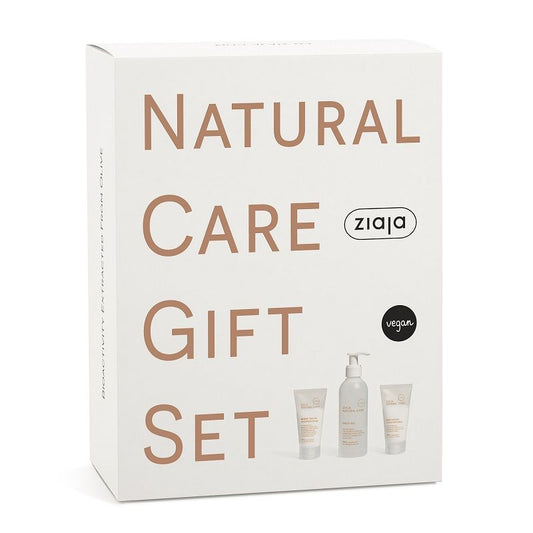 Ziaja Natural Care set za negu lica (dnevna krema za lice 50ml, noćna krema za lice 50ml, gel za umivanje 190ml)