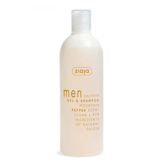 Ziaja Men Gel za tuširanje & Šampon Mountain Pepper – 400 ml