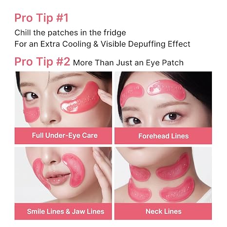 Medicube PDRN Pink Jelly Eye Mask 6 Pouch