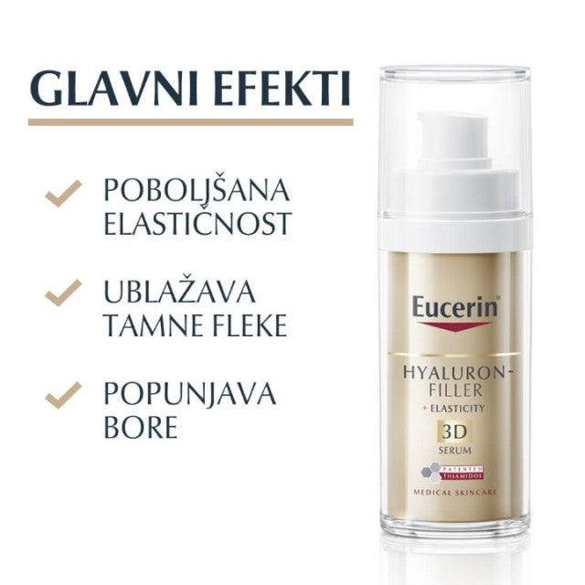 Eucerin Elasticity+Filler Uljni Serum 3D, 30 ml