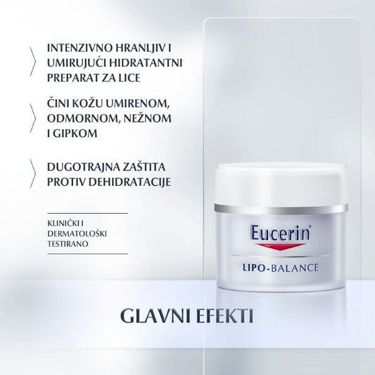 Eucerin Lipo-balans krema 50ml