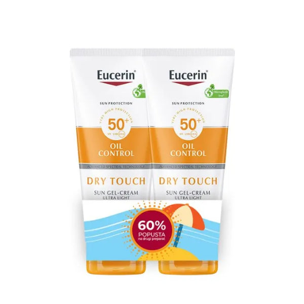 EUCERIN SUN DRY TOUCH LOSION 1+1 BOX SPF50+
