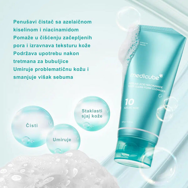 Medicube Azelaic Acid Capsule Cleansing Foam 120 ml