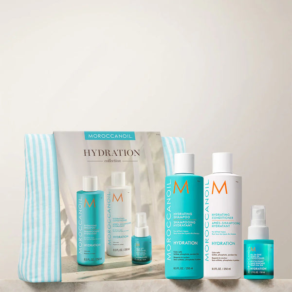 Moroccanoil Spring Set Hydrating – Šampon 250ml + Regenerator 250ml + Leave-In 50ml + Torbica