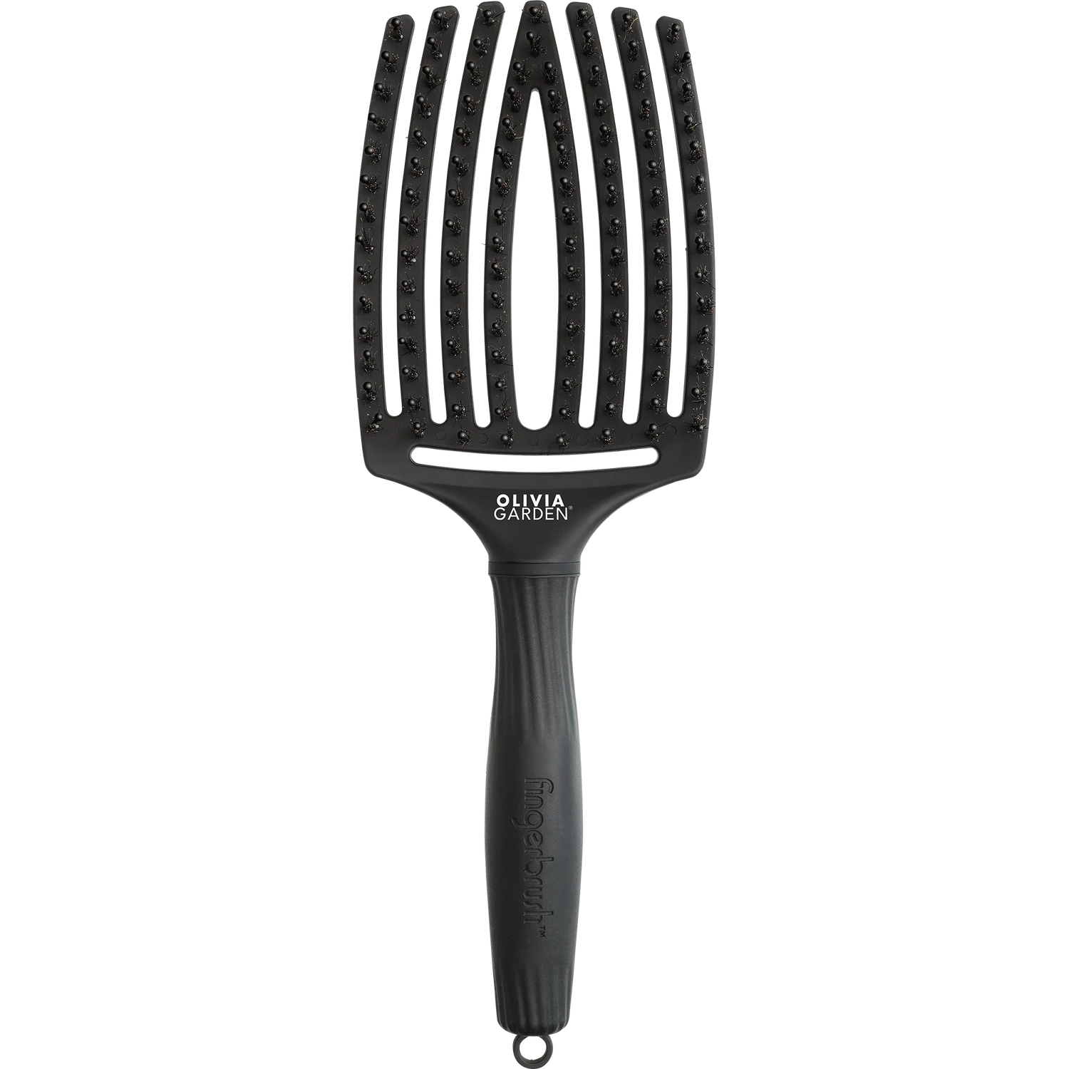 Olivia Garden Fingerbrush Black / L