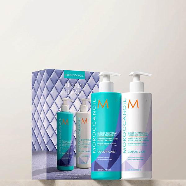 Moroccanoil Duo Purple Blonde Duo Set