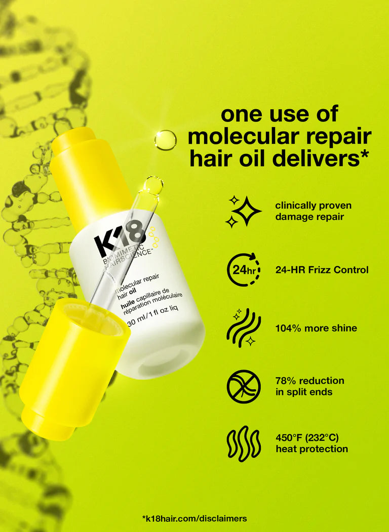 K18 molecular repair hair oil