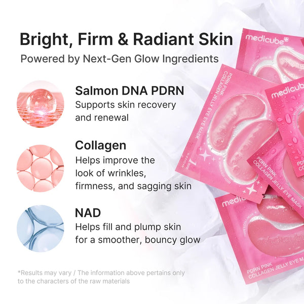 Medicube PDRN Pink Jelly Eye Mask 6 Pouch