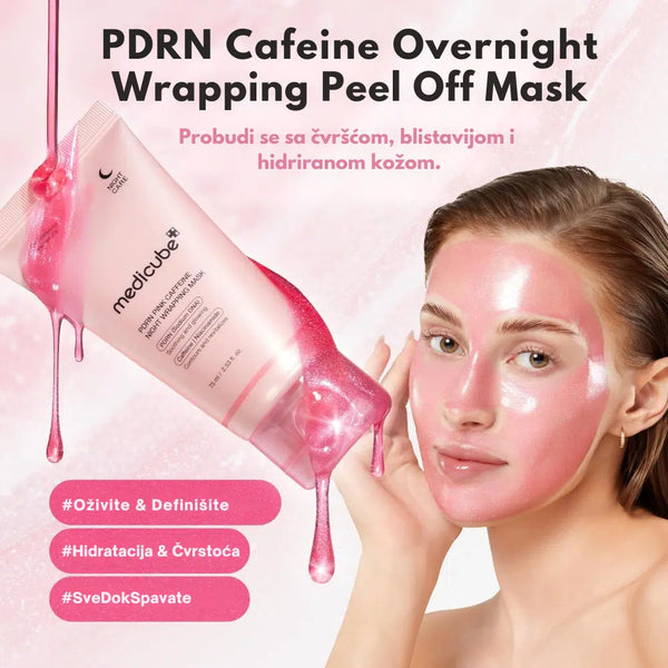 Medicube PDRN Pink Caffeine Night Wrapping Mask