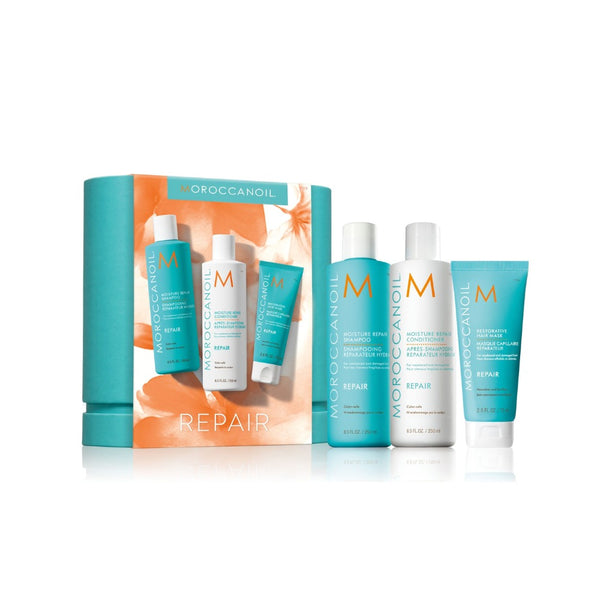 Moroccanoil Spring Set Repair – Šampon 250ml + Regenerator 250ml + Maska 75ml
