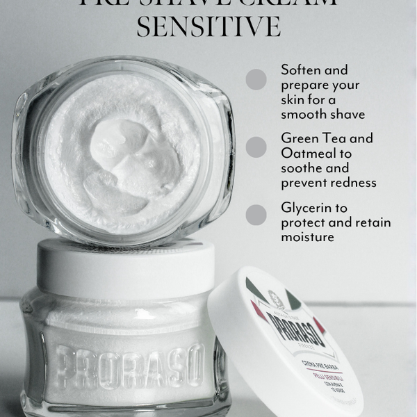Proraso Krema pre i posle brijanja Sensitive — Zeleni čaj i zobena kaša