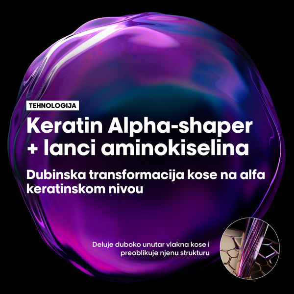 L'Oréal Professionnel Keratin Alpha Sleek Šampon za kosu 300ml