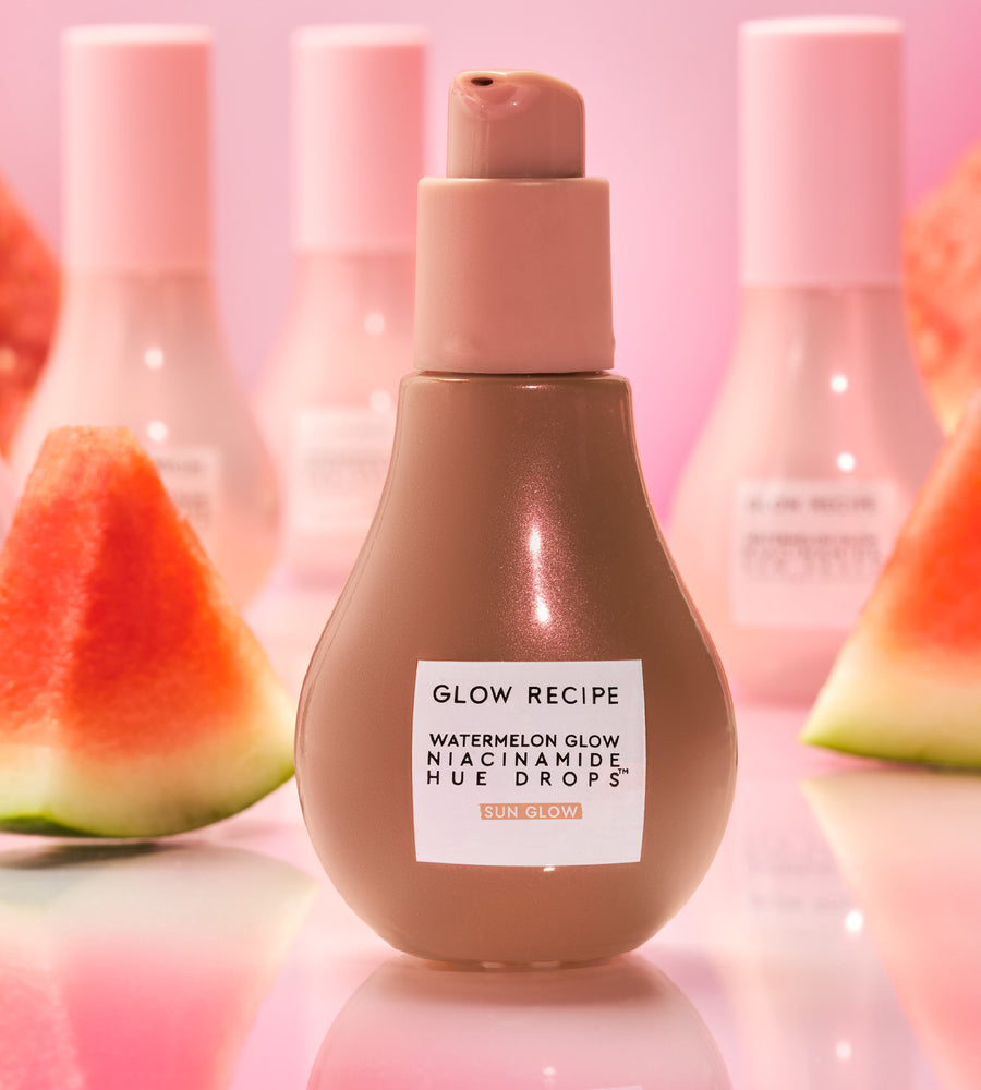 Glow Recipe Watermelon Glow Niacinamid Hue kapi Sun Glow Serum
