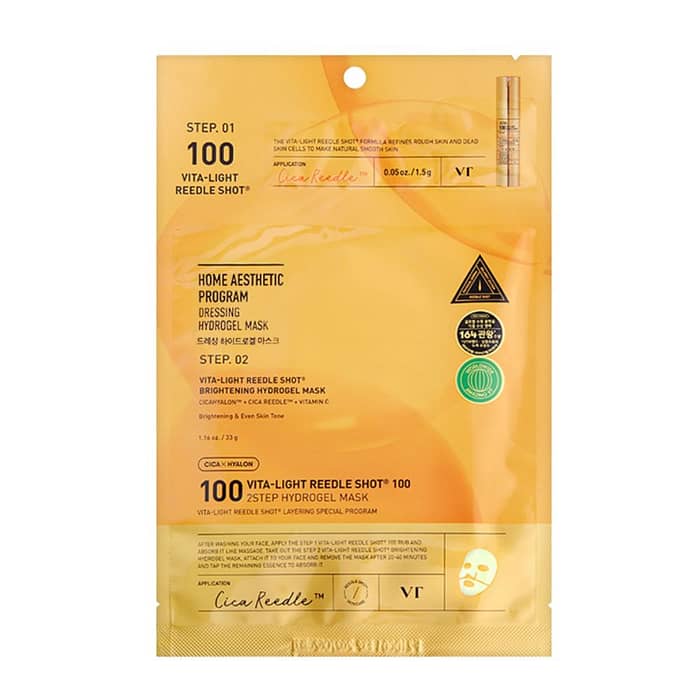 VT Cosmetics Vita-light Reedle Shot 100 2 Step Hydrogel Mask