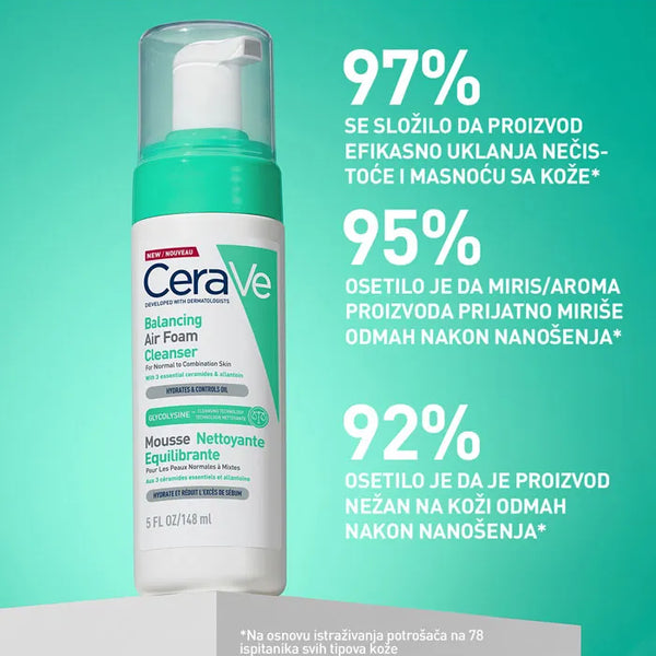 CeraVe Balan Air Foam Clean 150ml