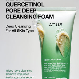 Anua Heartleaf Quercetinol Pore Deep Cleansing Foam