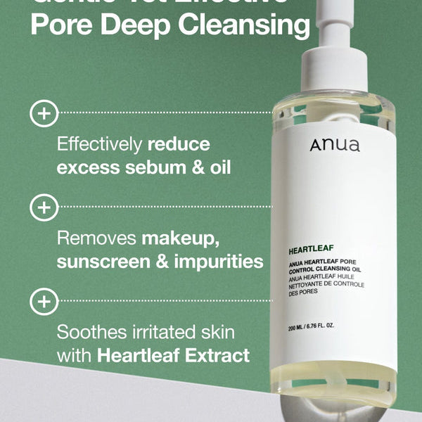 Anua Heartleaf Pore Control Cleansing Oil