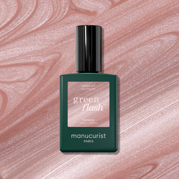Manucurist Green Flash™ LED gel lak za nokte 15 ml – Carnation