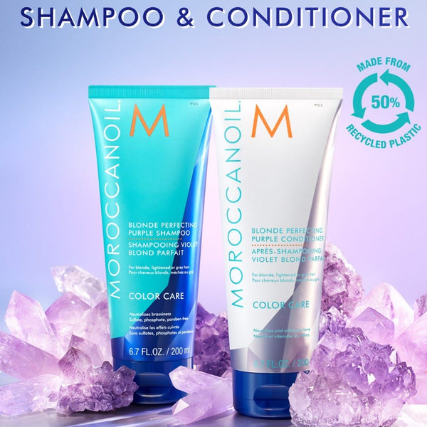 Moroccanoil Blonde Perfecting Purple Shampoo